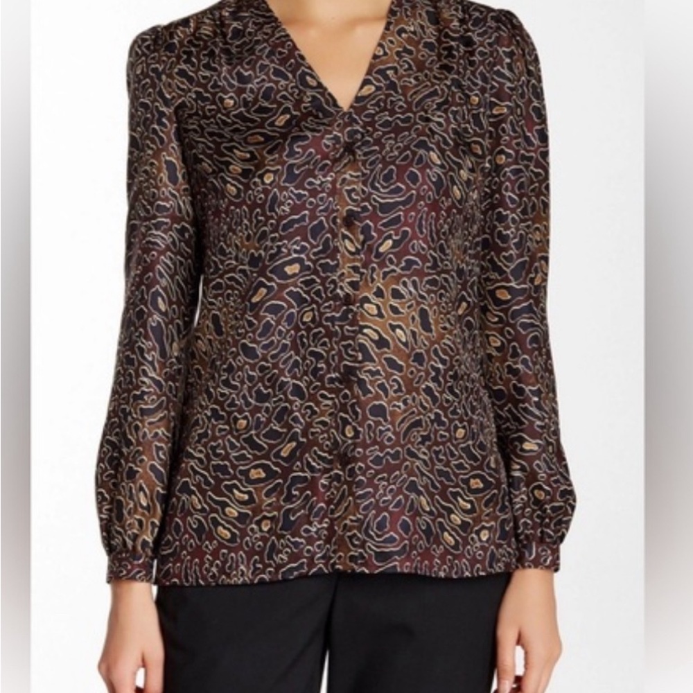 Tory Burch Multicolor Abstract Blouse